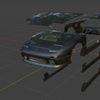 dqsfgh.png Bn Sports Bodykit Onevia Sil80 Nissan Silvia S13 180SX/200SX/240SX Tamiya Fujimi