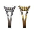 Braided-Double-Diamond-lip-ring-size7-8-02.jpg Fichier STL Bague mode à lèvres diamantées en treillis métallique tressé Tailles US 7 8 Modèle d'impression 3D・Modèle pour imprimante 3D à télécharger