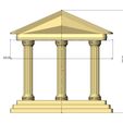 Fluted-Double-sided-ornament-book-ends-Greek-key-pillar-Greek-Parthenon-relief-06.jpg Vintage pattern fluted pillars ornament Parthenon relief decor 3D print model