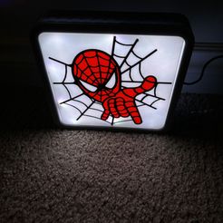 Lit-Up-Spiderman.jpg Spiderman Insert for Ultimate Lightbox