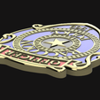 3.png Residual Evil - Raccoon City police department badge 3D model