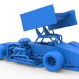 111.jpg Supermodified front engine Winged race car V4 Scale 1:25