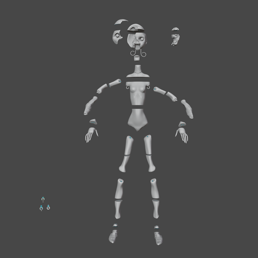 Image0001.png Donna Beneviento Angie Doll 3D Model Digital File - Residual Evil 8 Cosplay - Donna Beneviento Cosplay - 3D Printing- 3D Print - RE8