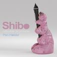 4.jpg Shibo collectible 3d printable pen holder