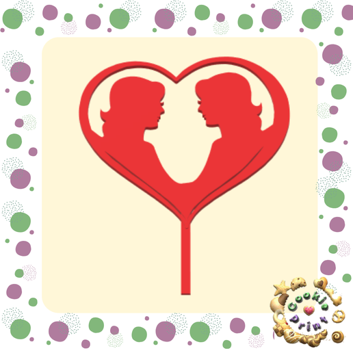 VALENTINE'S DAY TOPPER THEM HEART 3D model