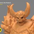 ragnaros-orange-render.520.jpg Archivo 3D Lámpara del Señor del Fuego - Ragnaros・Design para impresora 3D para descargar