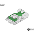 IsoH_ISO_FanHolder.png Raspberry Pi Screwless 30mm Fan Holder