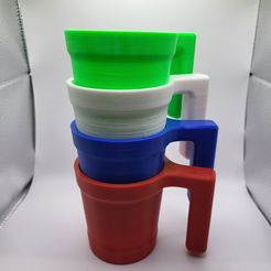 20220201_221231.jpg STL file Takeaway paper cup holder・Design to download and 3D print, k32designs