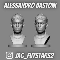 Busto-Bastoni.jpg STL file Alessandro Bastoni - Soccer Bust・3D printable model to download