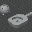 pickleball-2.jpg Pickleball Clicker Fidget Toy Keychain Bag Charm