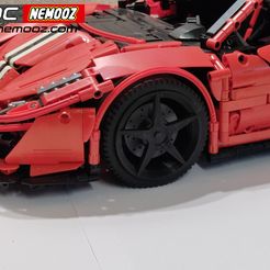 IMG_20211207_160030.jpg Fichier STL RIM LEGO TECHNIC FERRARI LAFERRARI・Modèle à télécharger et à imprimer en 3D