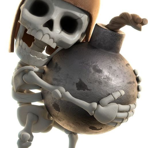 💀 Explosive Skeletons Clash Royale・ STL File for 3D printing・Cults