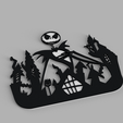 1.png JACK SKELLINGTON HALLOWEEN House WALL QUILT