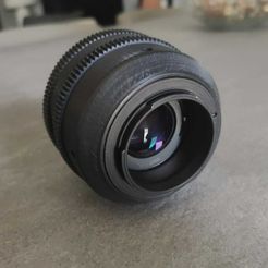1.jpg Файл STL Canon FD 50mm f/1.4 SSC CINE GEAR BODY CINEMA EOS R F・Дизайн для загрузки и 3D-печати