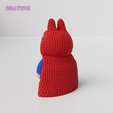 3.png Labubu X Superman Knitted - Crochet - No Supports