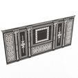 Wireframe-2.jpg Boiserie Classic Wall with Mouldings 017 White