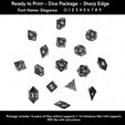 1.jpg Dice Masters – Ready to Print - 16 Piece Set – Presupported  STL Files for 3D Printing – Featuring  Our Exclusive Elegance Font