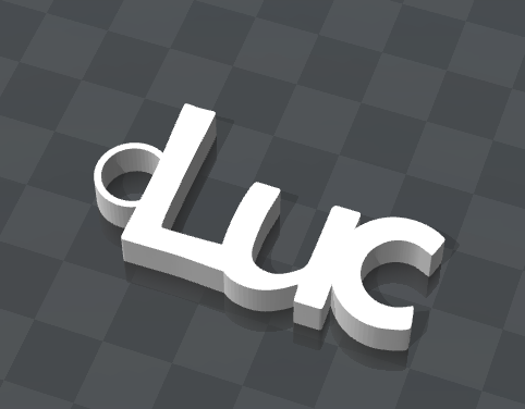 KEY RING CUSTOMIZABLE luc