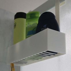 IMG_3558.JPG STL file Shower Shampoo Holder・3D printing idea to download