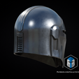 225.png Medieval Mando Helmet - 3D Print Files