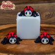 2.jpg 🐞 Tiny Ladybug Keychain – Articulated STL & 3MF
