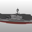 2.jpg USS CORAL SEA CV43 aircraft carrier print ready model