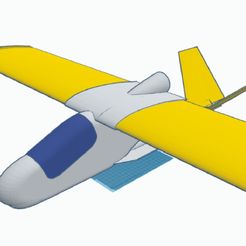 persp pusher.jpg STL-Datei rc airplane pusher project in process kostenlos・Design für 3D-Drucker zum herunterladen, Evar