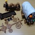 Chariot-006.jpg Western type pioneer wagon for Playmobil