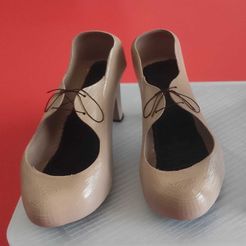 FOTOZAPATO2.jpeg Файл STL FLAMENCO HEELED SHOE・Модель 3D-принтера для скачивания