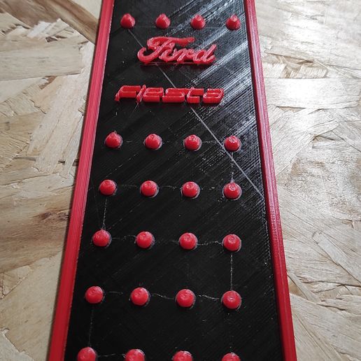 poggia piede ford fiesta 2021 3D model