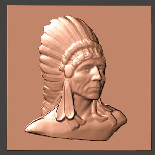 apache chief 3D model