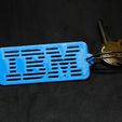 IBM-Keychain-by-loiseaucreatif.jpg STL-Datei IBM Keychain kostenlos・Modell für 3D-Druck zum herunterladen