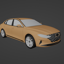 1.png STL file Hyundai Azera 2021・3D print design to download