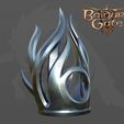 4_2.jpg SHADOWHEART HAIRPIN BALDUR'S GATE MODÈLE 3D POUR COSPLAY
