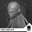 4.png Female Snake Head for action figures