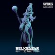 01.jpg Girl Frost Wizard Normal and Nude 3D print model