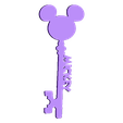 clef mickey logo.stl Jackpot of 10 KEYS OF DISNEY Wendy, Peter Pan, Jack, Mickey and Minnie, Tinker Bell and...