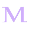 M.stl Letters and Numbers RESIDENT EVIL | Logo