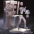 3D Printable ver ey Jill Valentine Diorama for 3D Printing - Residual Evil