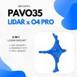2.jpg BETAFPV PAVO35 2 IN 1 - 光学流量和激光雷达传感器 MTF-01 或 MTF-01P 固定支架和大疆 O4 PRO 相机传输模块安装 TPU 插件