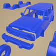 a006.png Archivo STL Nissan Patrol Y60 1987 Coche imprimible con partes separadas・Plan de impresora 3D para descargar