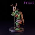 09.png Orc Shaman -  Fantasy Miniature for Tabletop & DnD