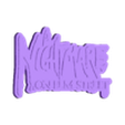 WES CRAVEN´s A NIGHTMARE ON ELM STREET V2 Logo Display by MANIACMANCAVE3D.stl 3x WES CRAVEN's A NIGHTMARE ON ELM STREET Logo Display by MANIACMANCAVE3D