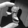 CatWithWings.png BJD cat with wings and magnetic head accessories