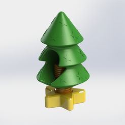 1.jpg STL-Datei Weihnachtsbaum-Nussknacker・Vorlage für 3D-Druck zum herunterladen
