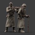 1.2327.jpg German Soldiers in a coat with mg 38 and 98k mauser rifel