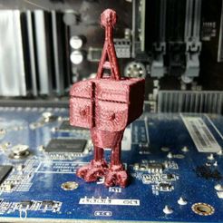 picture (1).jpg Free STL file Robot with antenna・3D print object to download