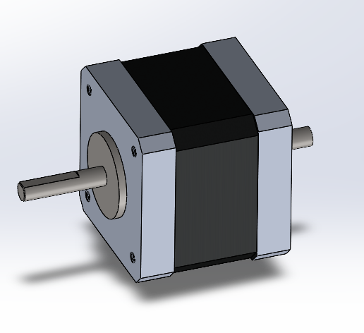 NEMA 17 Dual Shaft Stepper Motor - 17HS4401D (High Precision CAD)