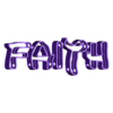 Faith2.stl Disney | LED Name Creation