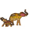 Mother-And-Baby-Elephant-For-Glowforge-5.jpg Wooden Mom & Baby Elephant Xmas Ornament: Glowforge, Laser Cut